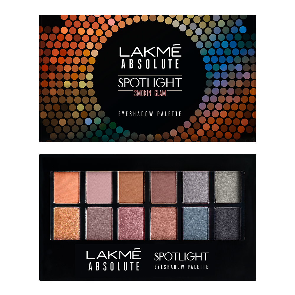 Lakme Absolute Spotlight Eyeshadow Palette - Smokin Glam