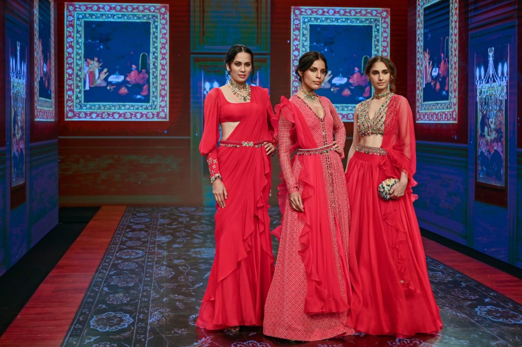 designer Ridhi Mehra Collection at The Lakme Fashion Week Fluid Edition 2020 at St. Regis in Mumbai, India on 24th October 2020.  Photo :Vaqaas Mansuri / FS Images / Lakme Fashion Week / IMG Reliance