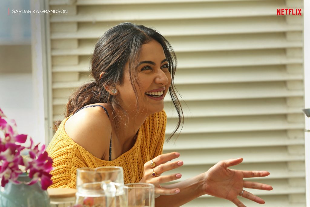Sardar Ka Grandson -Netflix_ Rakul solo 2