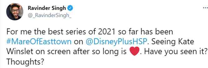  Mare of Easttown Disney+ Hotstar Premium