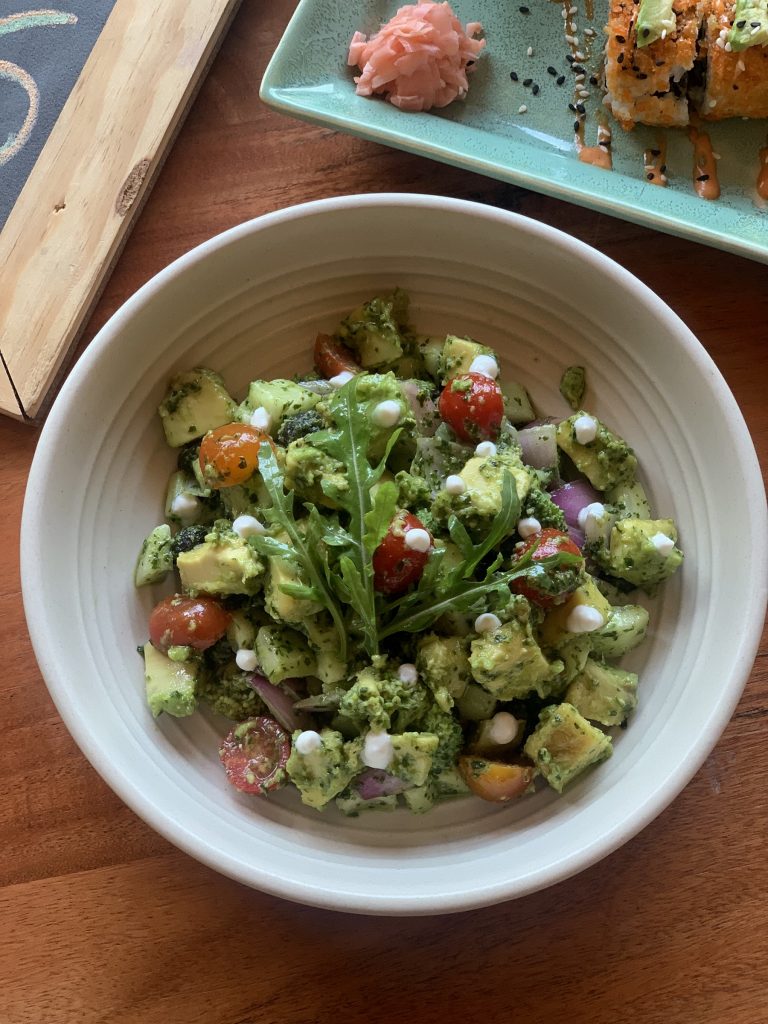 Avocado Pesto Salad