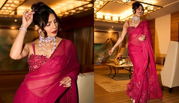 Priyanka Chopra Stuns in Stylish Look at Brother’s Wedding