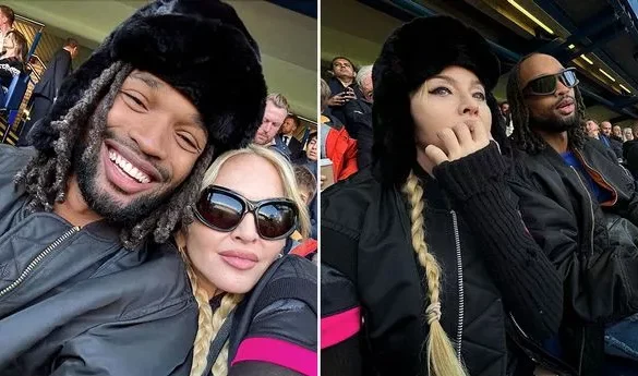 Madonna and Akeem Morris in London - celebrity fashion & Hollywood gossip 2025