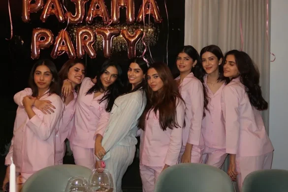 Khushi Kapoor Rings in 24 with Intimate Pajama Party