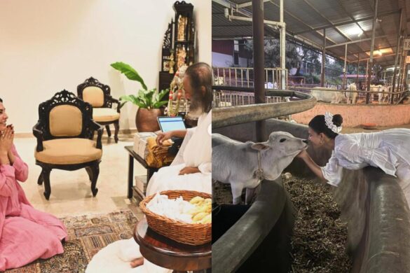 Jacqueline Fernandez Finds Solace in Spiritual Retreat with Sri Sri Ravi Shankar