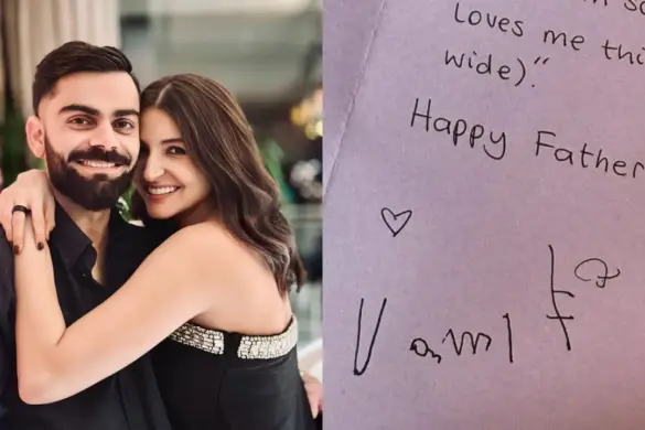 Anushka Sharma Shares Daughter Vamika’s Sweet Note for Virat Kohli on Father’s Day