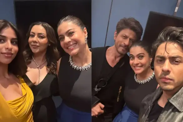 Kajol Congratulates Aryan Khan at The Ba**ds of Bollywood Premiere