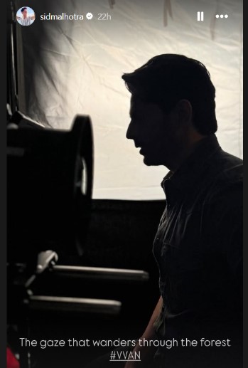 Sidharth Malhotra Shares BTS Look from VVAN – Force of the Forest
